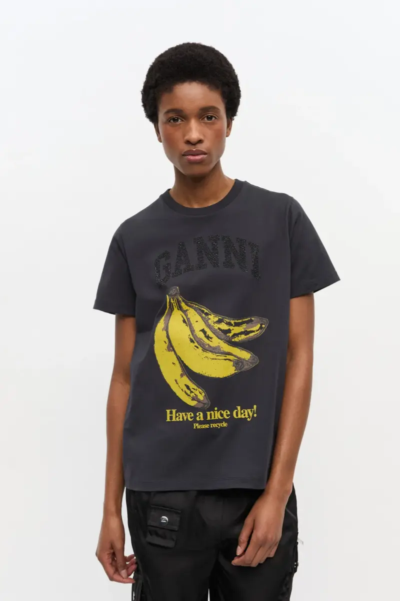 Black Banana Graphic T-shirt