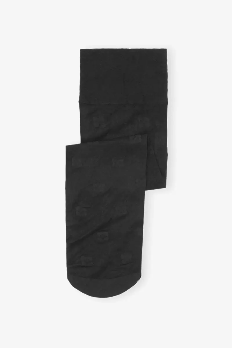 Black Butterfly Lace Socks