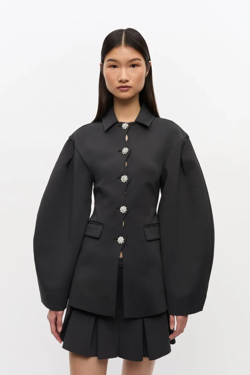 Black Structured Blazer