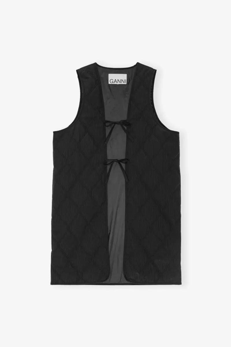 Black Tech Seersucker Oversized Shell Coat Black Tech Seersucker Oversized Shell Coat