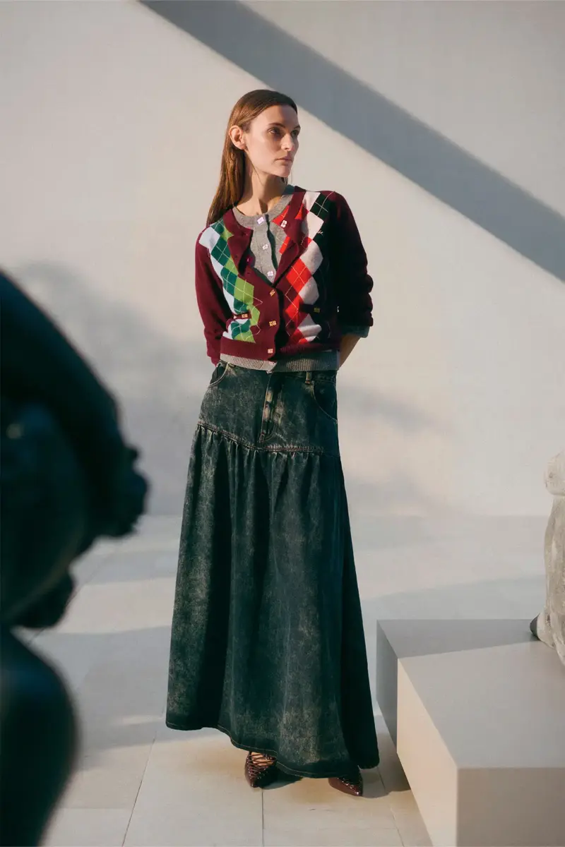 Black Washed Denim Skirt Black Washed Denim Skirt