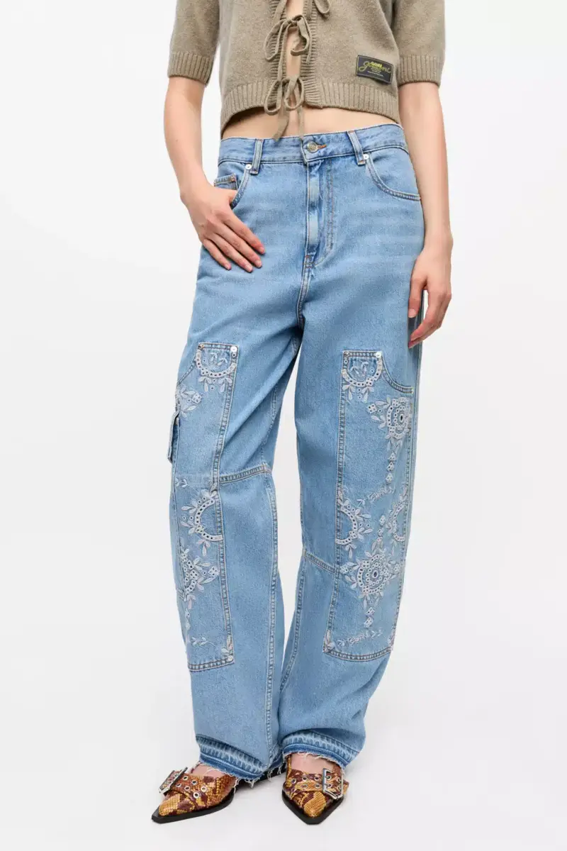 Broderie Anglaise Carpenter Jeans