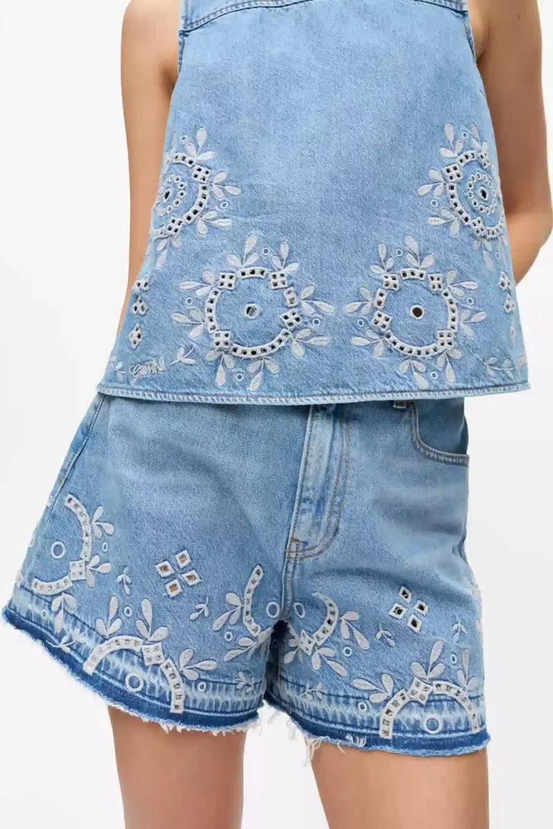 Broderie Anglaise Shorts