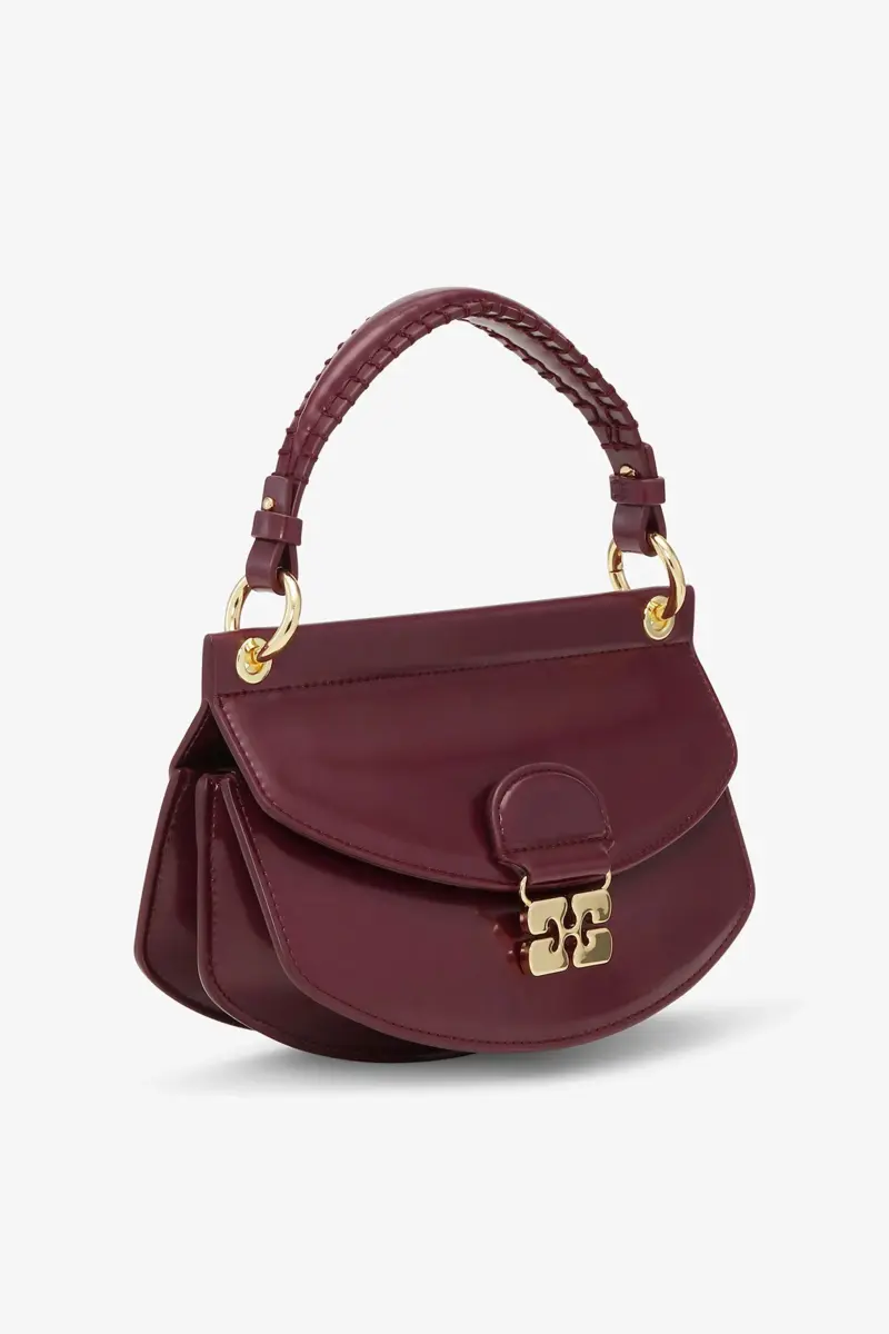 Burgundy Mini Top Handle Apo-G Bag