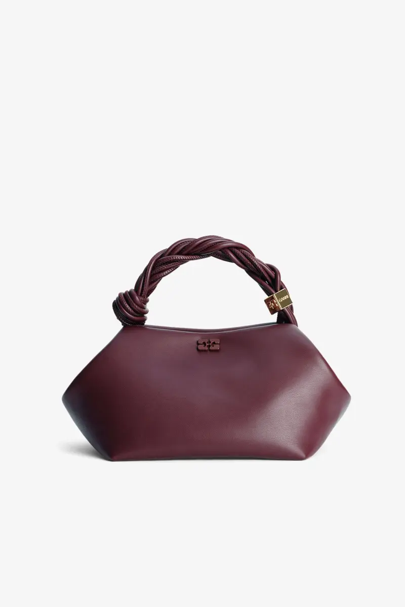 Burgundy Small GANNI Bou Bag