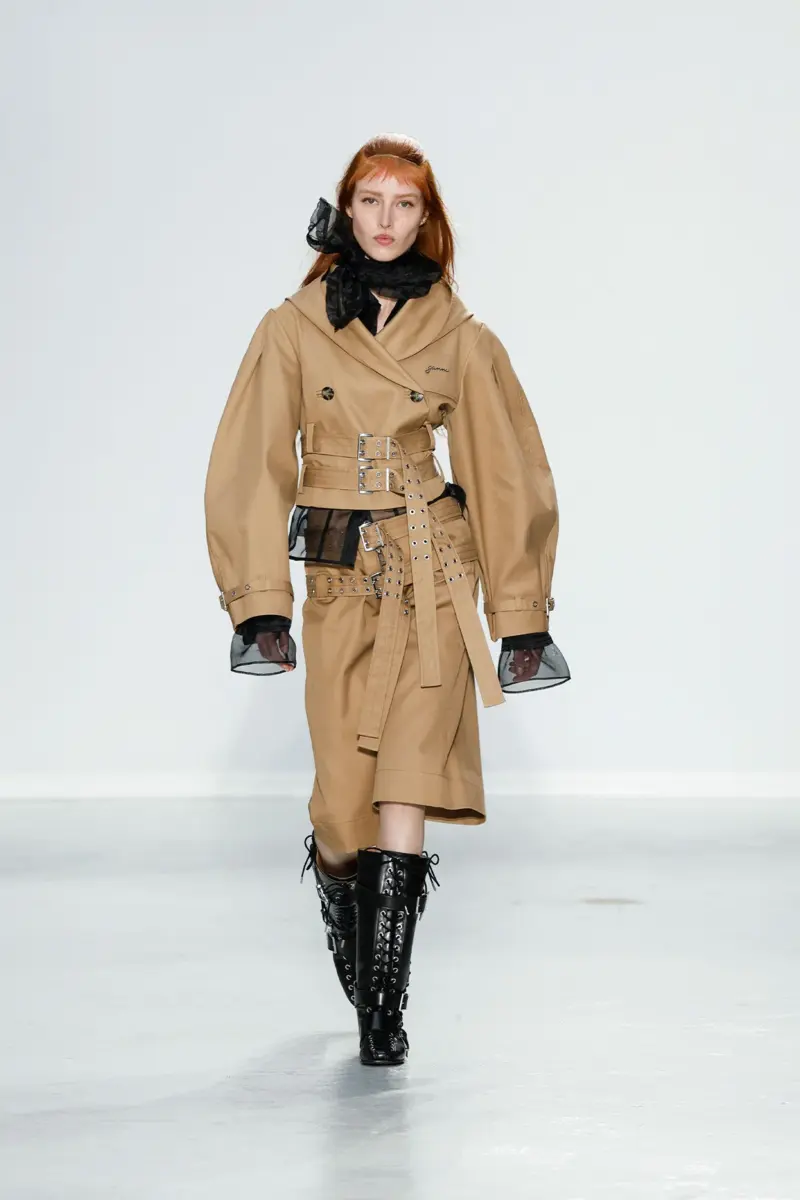 Camel Bonded Cotton Short Trench Jacket Camel Bonded Cotton Short Trench Jacket