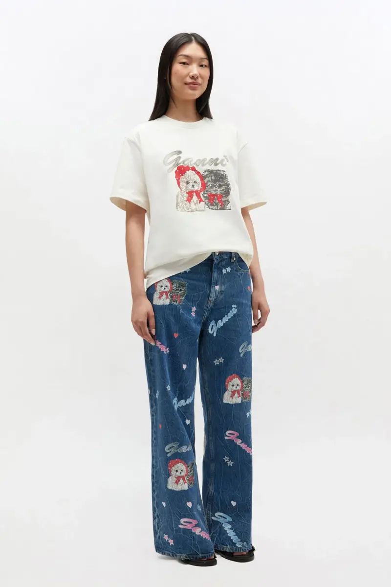 Ivory Animal Print T-shirt