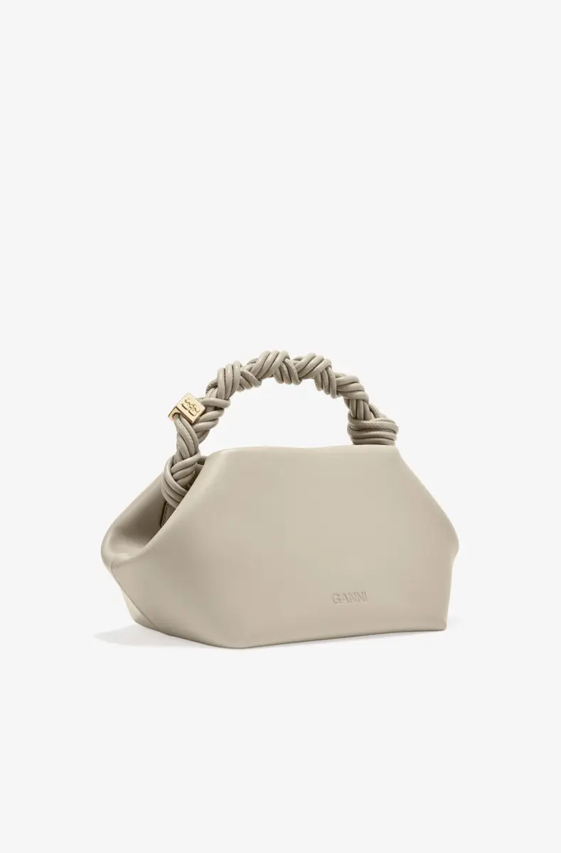 Light Grey Small GANNI Bou Bag