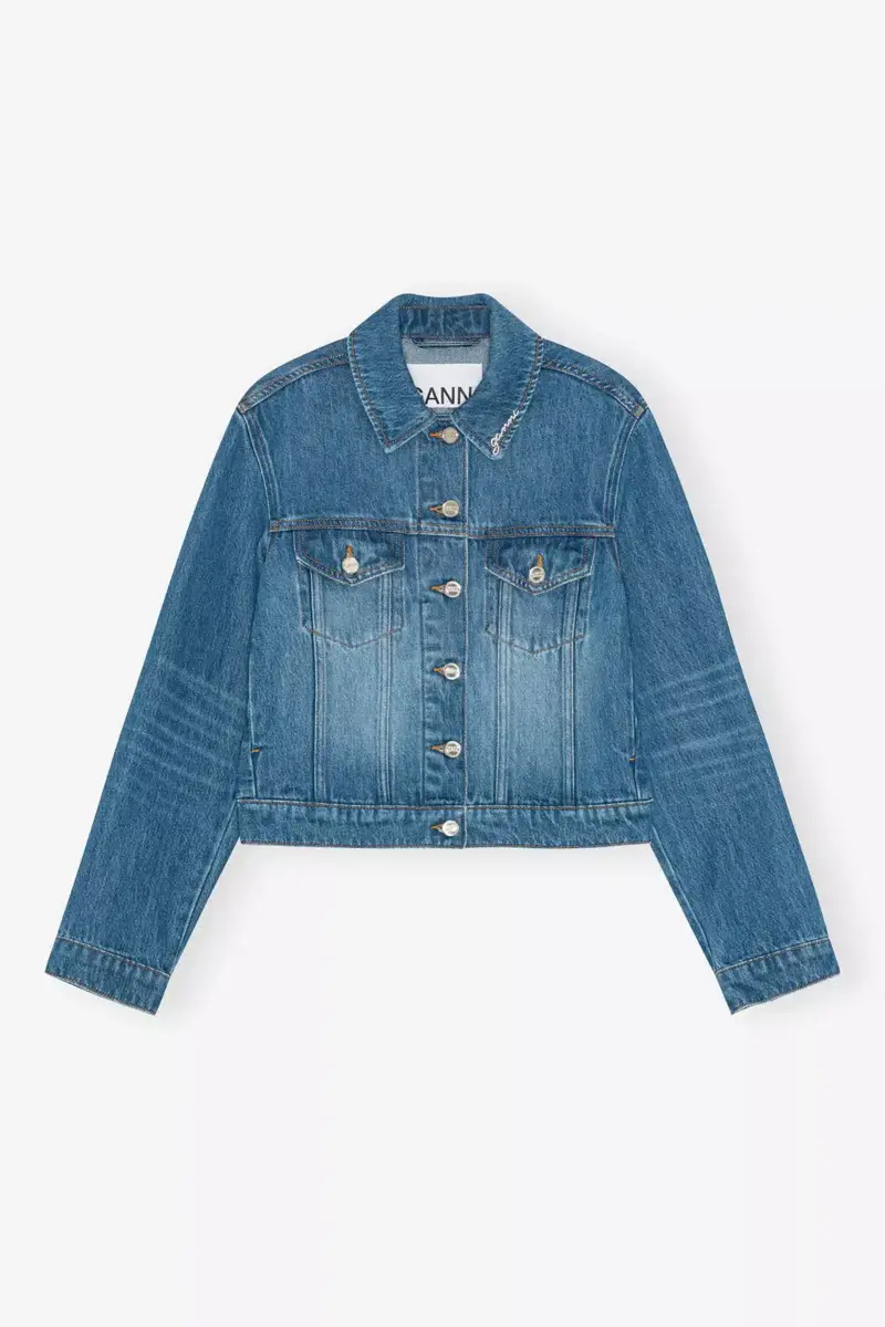 Mid Blue Denim Jacket