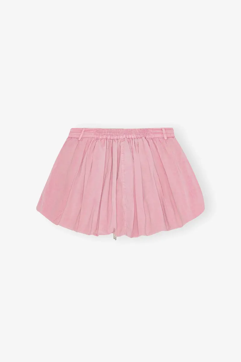 Pink Washed Mini Bubble Skirt Pink Washed Mini Bubble Skirt