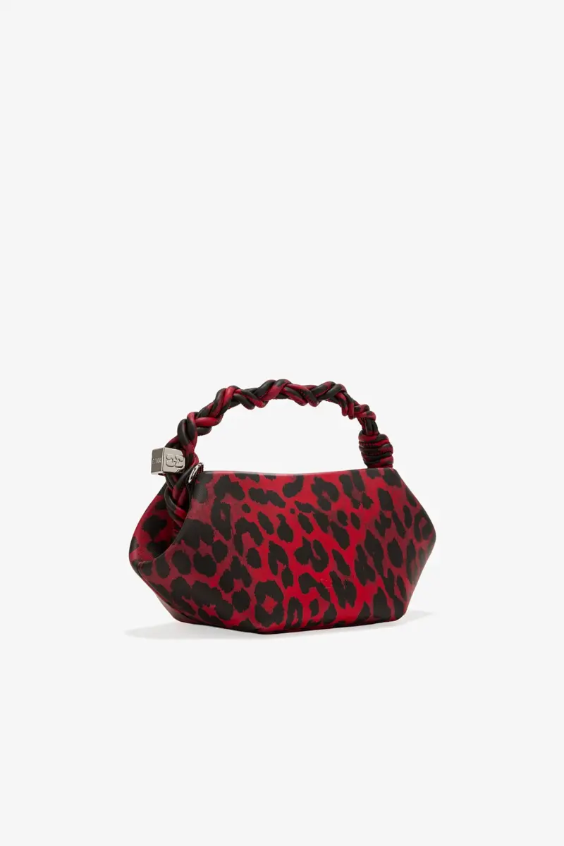 Red Leopard Mini GANNI Bou Bag