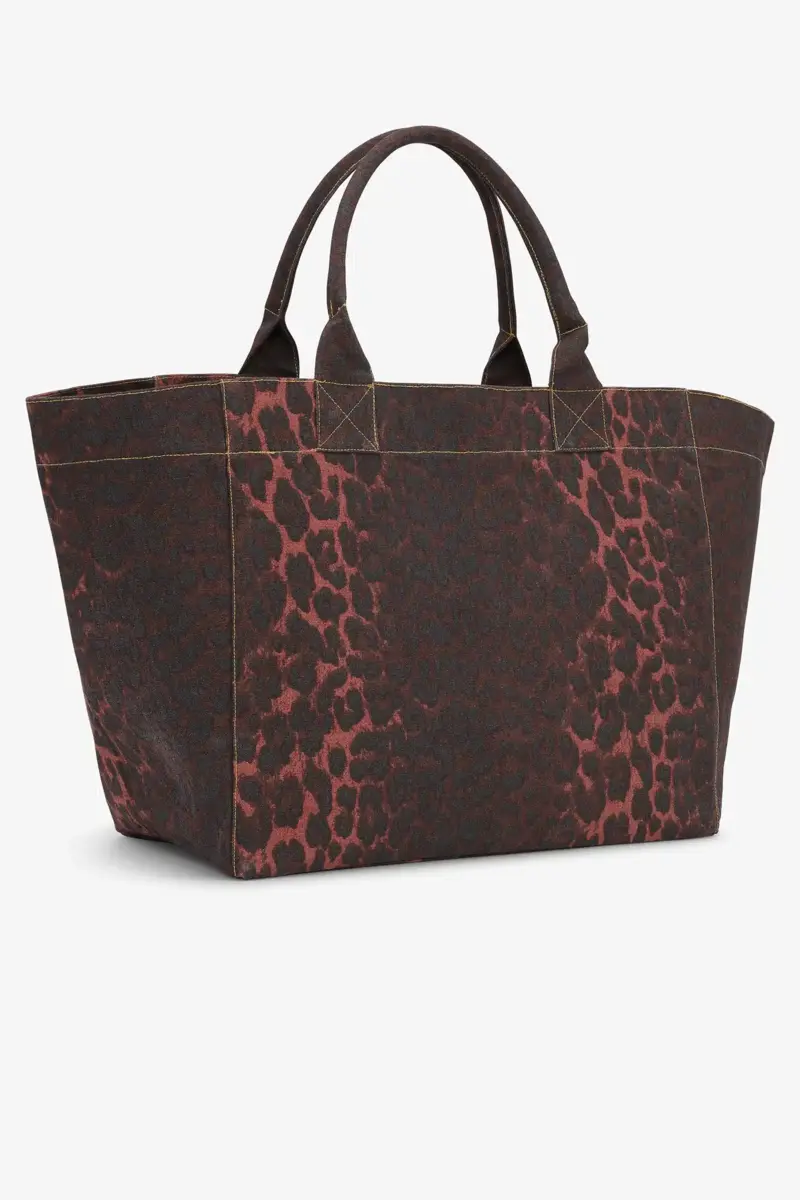 Red Leopard XXL Tote