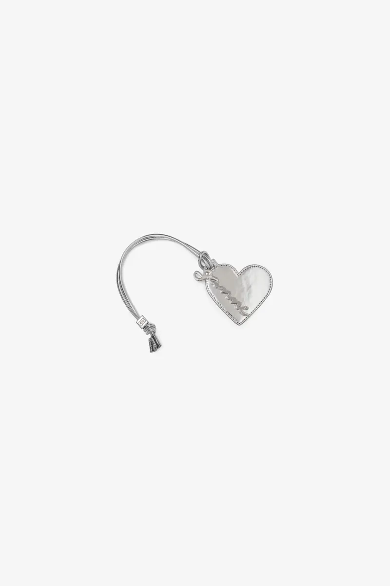 Silver GANNI Bou Heart Mirror
