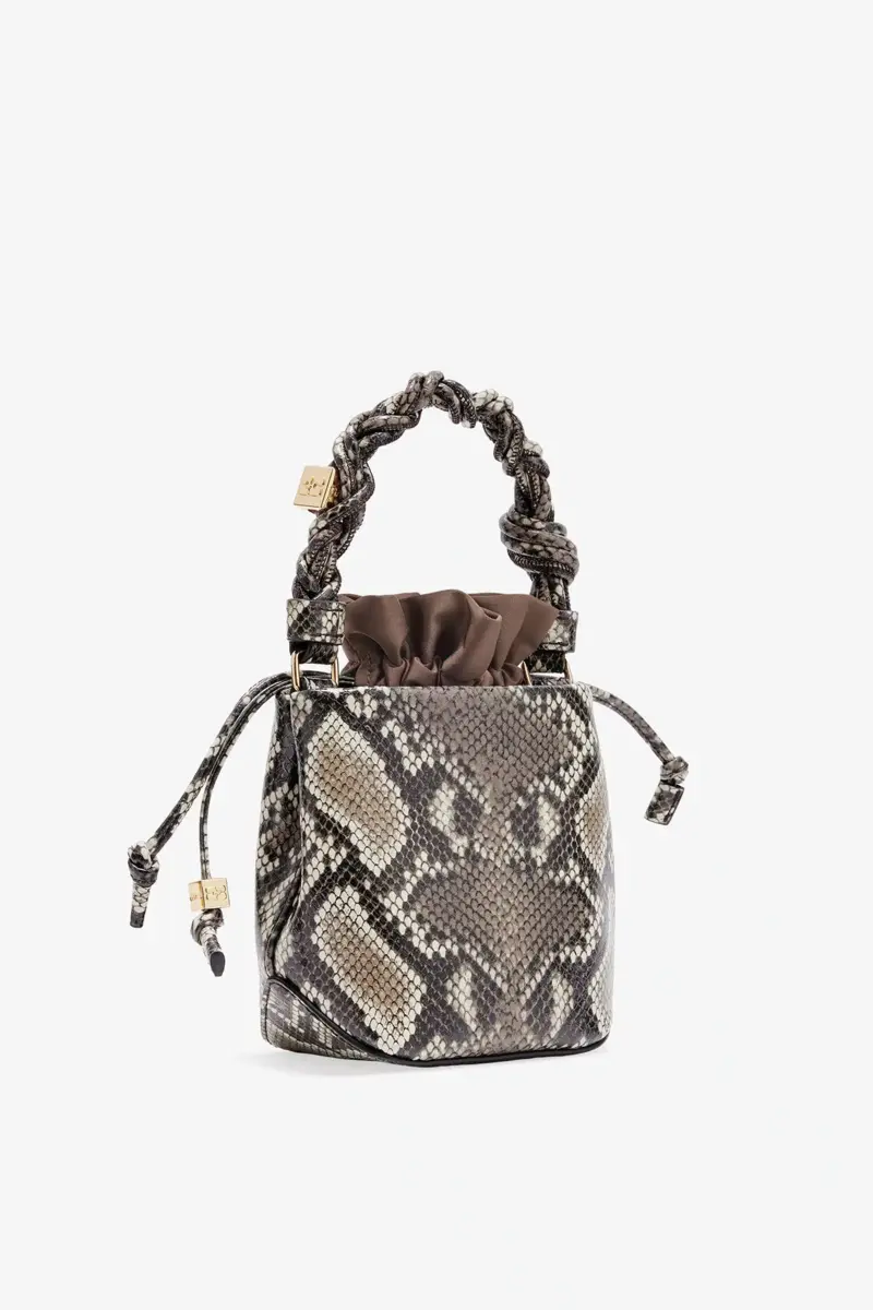 Snake Mini GANNI Bou Bucket Bag