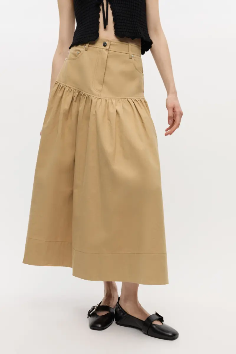 Suiting Long Skirt Suiting Long Skirt