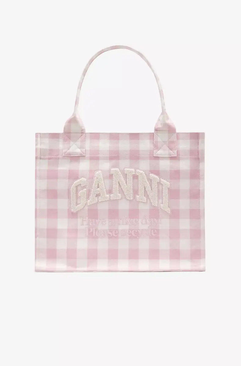 Vichy Check Large Tote